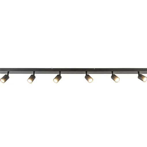 Plafondspot Bounce 6L 160cm zwart