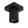 Plafondspot enkel tube zwart dim-to-warm