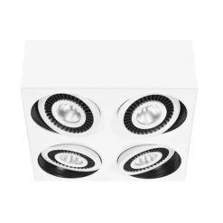 Plafondspot Eye 4L wit/zwart 3000k