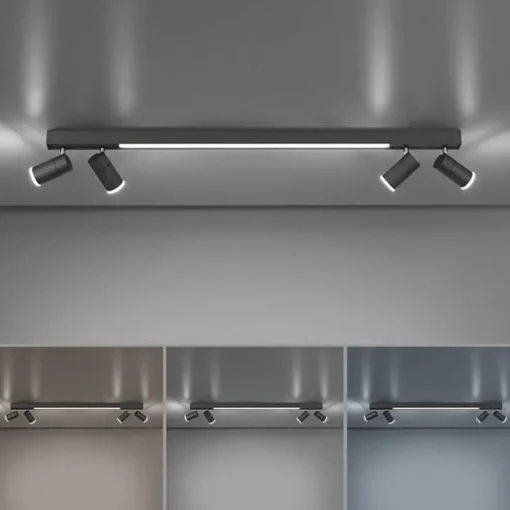 Plafondspot Pure Lines antraciet smart