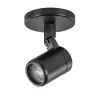 Plafondspot Rain 1L rond zwart gu10 IP44