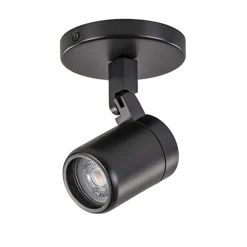 Plafondspot Rain 1L rond zwart gu10 IP44