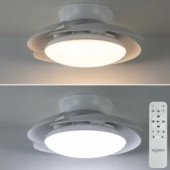 Plafondventilator inclusief LED en uitklapbare bladen