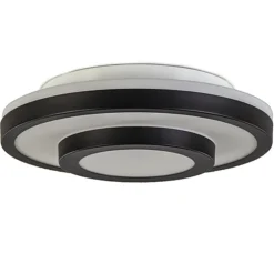 Plafonnière Master 435 zwart/glas IP44