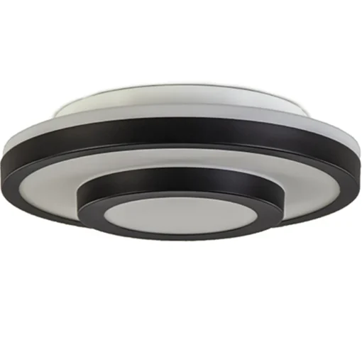 Plafonnière Master 435 zwart/glas IP44