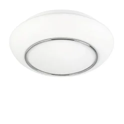 Plafonnière Tornado chroom/wit 30cm IP44