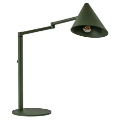 Retro tafellamp met kap verstelbaar groen