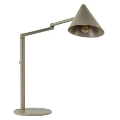 Retro tafellamp met kap verstelbaar zand