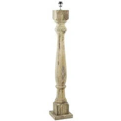 Robuuste lampvoet Robbia hout exclusief kap