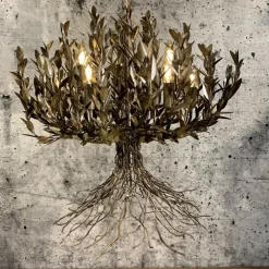 Ronde decoratieve design hanglamp rustiek