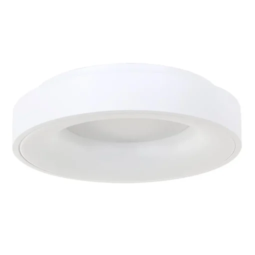 Ronde plafonnière wit 48 cm met LED
