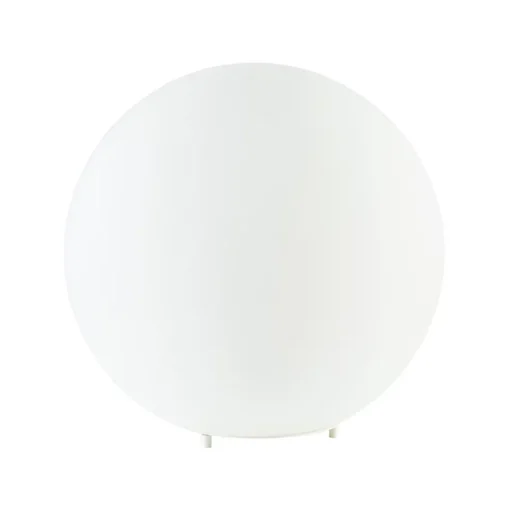 Ronde tafellamp opaal glas 30 cm