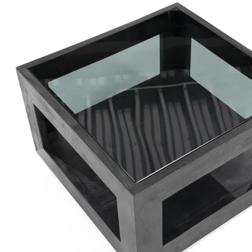 Salontafel Liam 60x60x40 cm - zwart