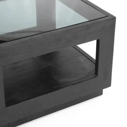 Salontafel Liam 60x60x40 cm - zwart