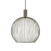 Scandinavische draad hanglamp mat zand 50 cm