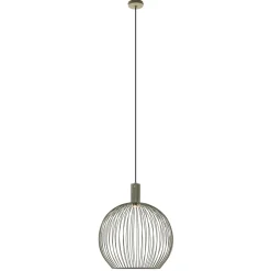 Scandinavische draad hanglamp mat zand 50 cm