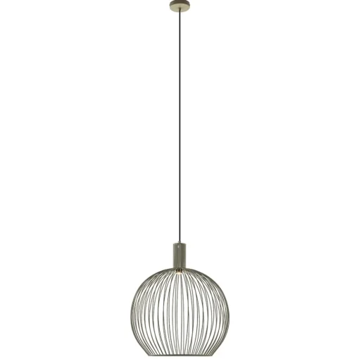 Scandinavische draad hanglamp mat zand 50 cm