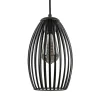 Scandinavische hanglamp mat zwart