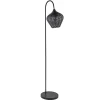 Scandinavische vloerlamp Alvaro mat zwart