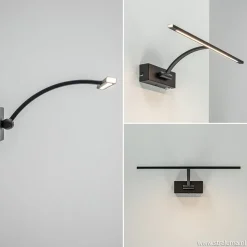 Schilderijlamp Matisse zwart 34cm