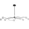 Sierlijke LED hanglamp met helder glas dimbaar