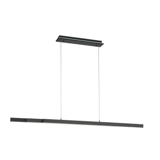 Smart hanglamp mat zwart verstelbaar
