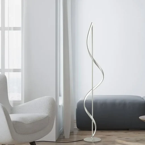 Smart LED vloerlamp sierlijk staal dimbaar
