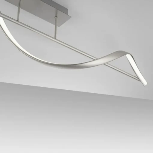 Smart plafondlamp LED spiraal staal