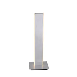 Smart tafellamp aluminium met 2 LED strips