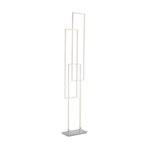Smart vloerlamp rechthoeken aluminium