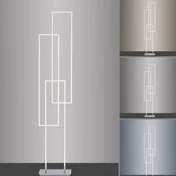 Smart vloerlamp rechthoeken aluminium