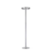 Smart vloerlamp staal met dimbaar LED