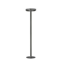 Smart vloerlamp verstelbare ring antraciet