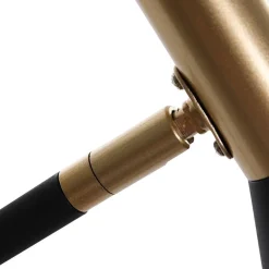 Staande leeslamp Anne's Choice zwart/goud