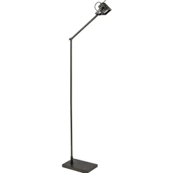 *Staande leeslamp antique brass gu10