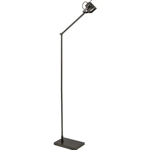 *Staande leeslamp antique brass gu10