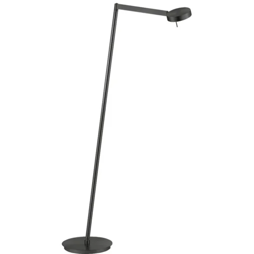 Staande leeslamp zwart