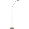 Stalen lees/vloerlamp LED dim to warm
