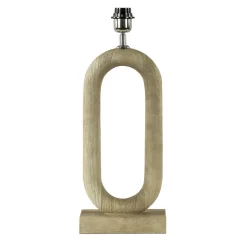 Stoere lampvoet hout naturel Light and Living