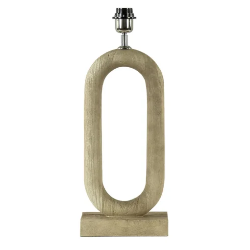 Stoere lampvoet hout naturel Light and Living