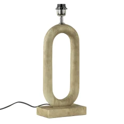 Stoere lampvoet hout naturel Light and Living