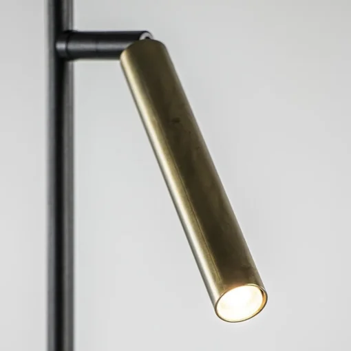 Strak klassieke LED vloerlamp met dim to warm functie