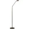 Strak klassieke leeslamp brons dimbaar