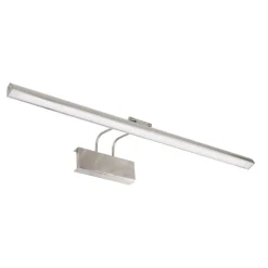 Strak klassieke schilderij wandlamp geborsteld staal