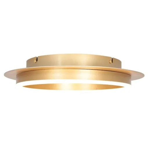 Strak moderne LED plafondlamp goud