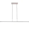 Strakke hanglamp LED staal incl. dimmer