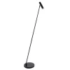 Strakke zwarte design vloerlamp LED
