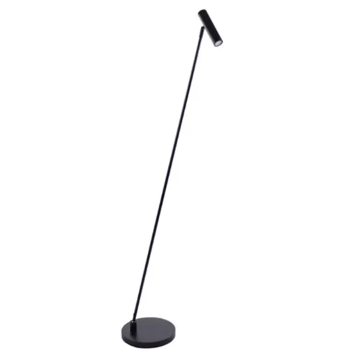 Strakke zwarte design vloerlamp LED
