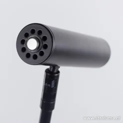 Strakke zwarte design vloerlamp LED