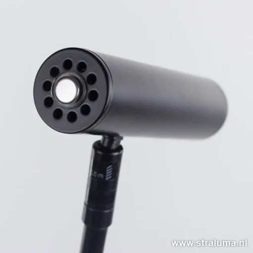 Strakke zwarte design vloerlamp LED